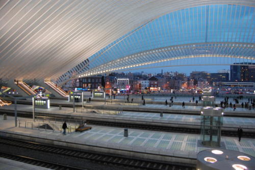 Quais de la gare des Guillemins